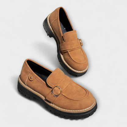 Lora™ | Slip-On Casual con Punta Rotonda