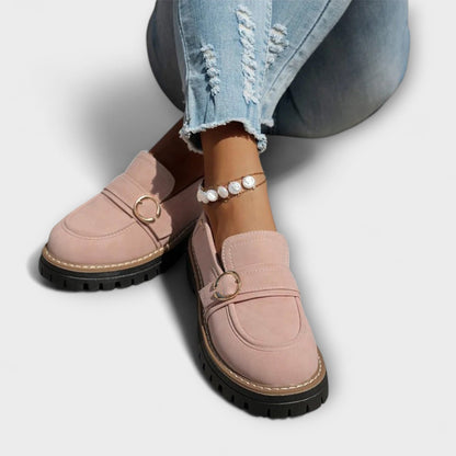 Lora™ | Slip-On Casual con Punta Rotonda