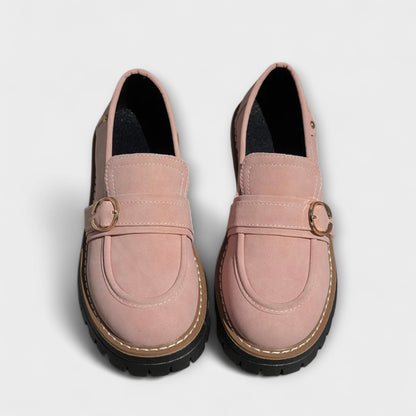 Lora™ | Slip-On Casual con Punta Rotonda