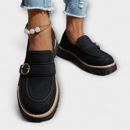 Lora™ | Slip-On Casual con Punta Rotonda