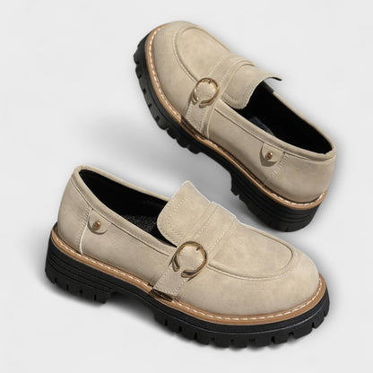 Lora™ | Slip-On Casual con Punta Rotonda