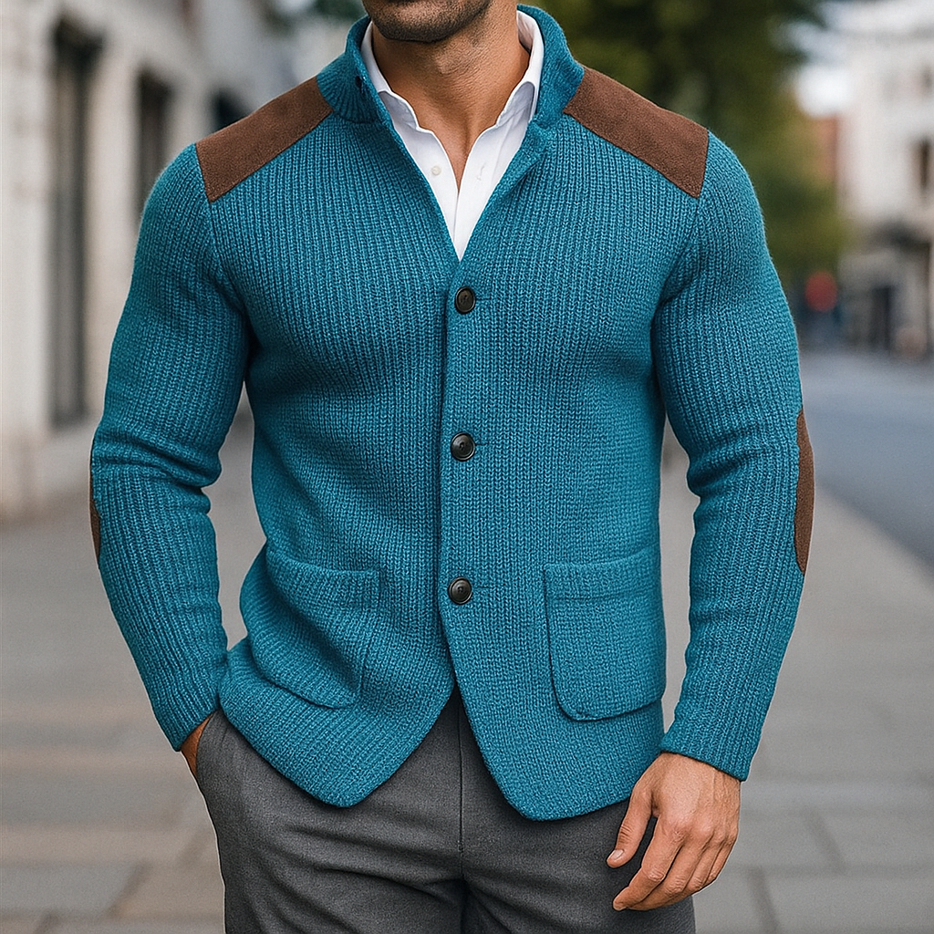 Stefano | Blazer in maglia testurizzata