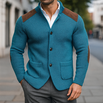 Stefano | Blazer in maglia testurizzata
