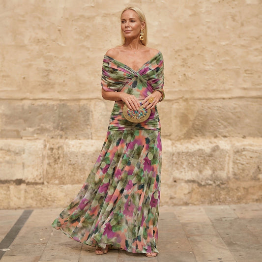 Kelsey | Elegante Abito Colorato
