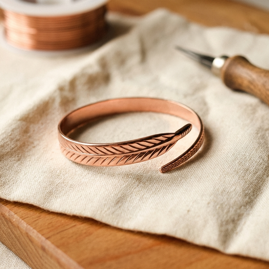 Bracciale in rame, modello 6