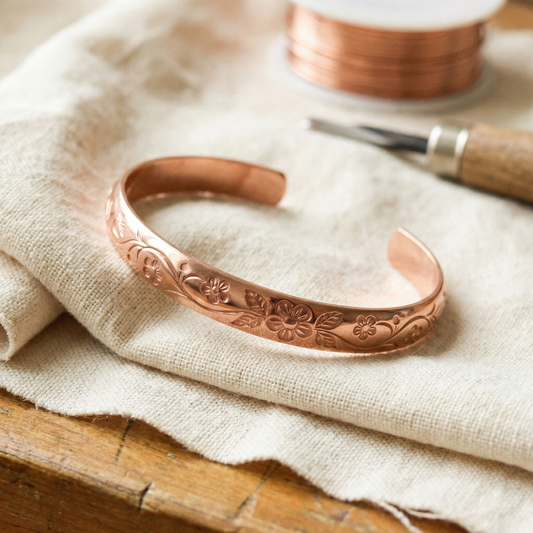 Bracciale in rame Bloom, modello 2
