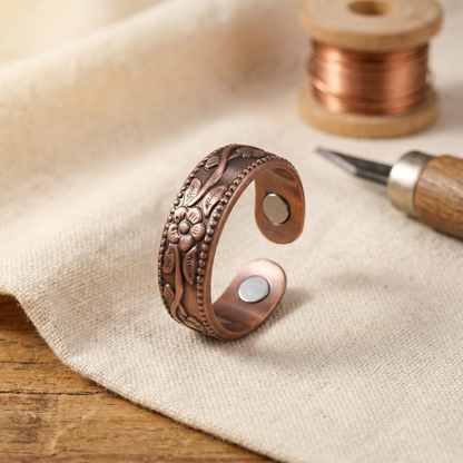 Anello Petalo in rame