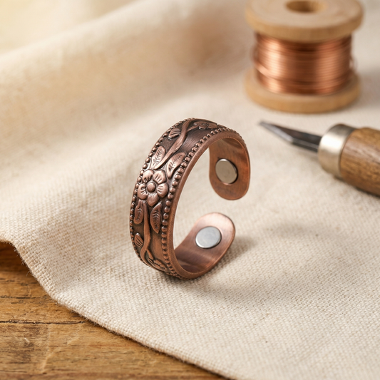 Anello Petalo in rame