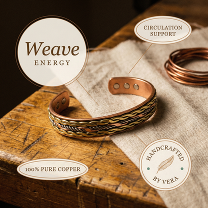 Bracciale in Rame Weave di Gio
