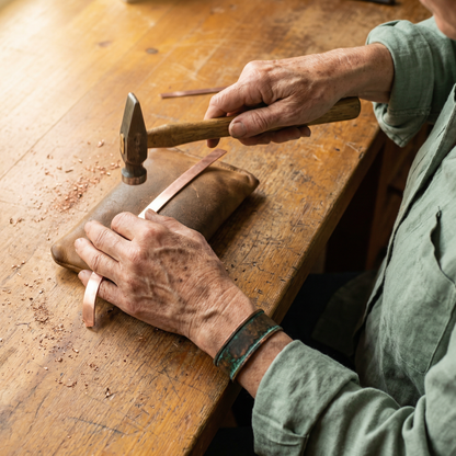 Bracciale in Rame e Giada di Gio