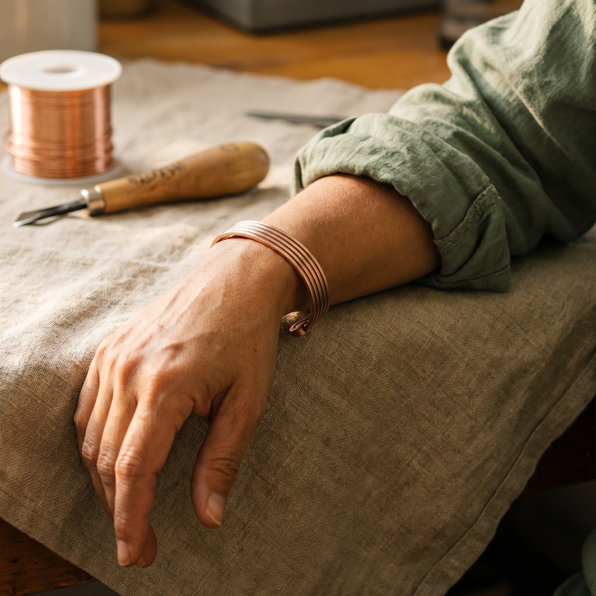 Bracciale in Rame Ridge di Gio