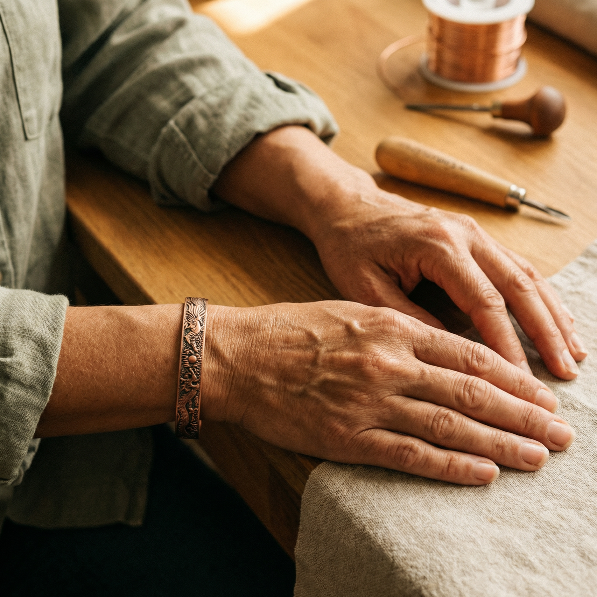 Bracciale in Rame Loam di Gio