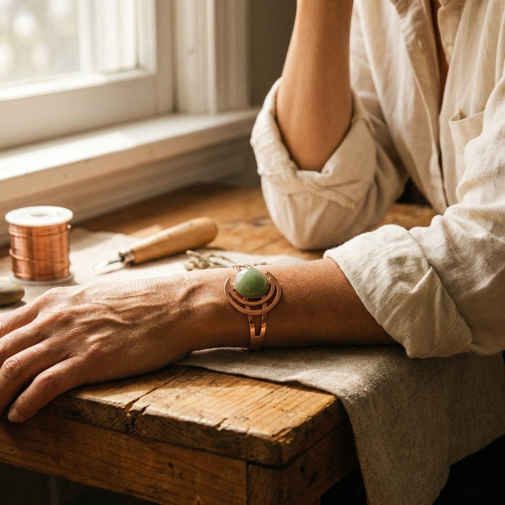 Bracciale in Rame Verde di Gio