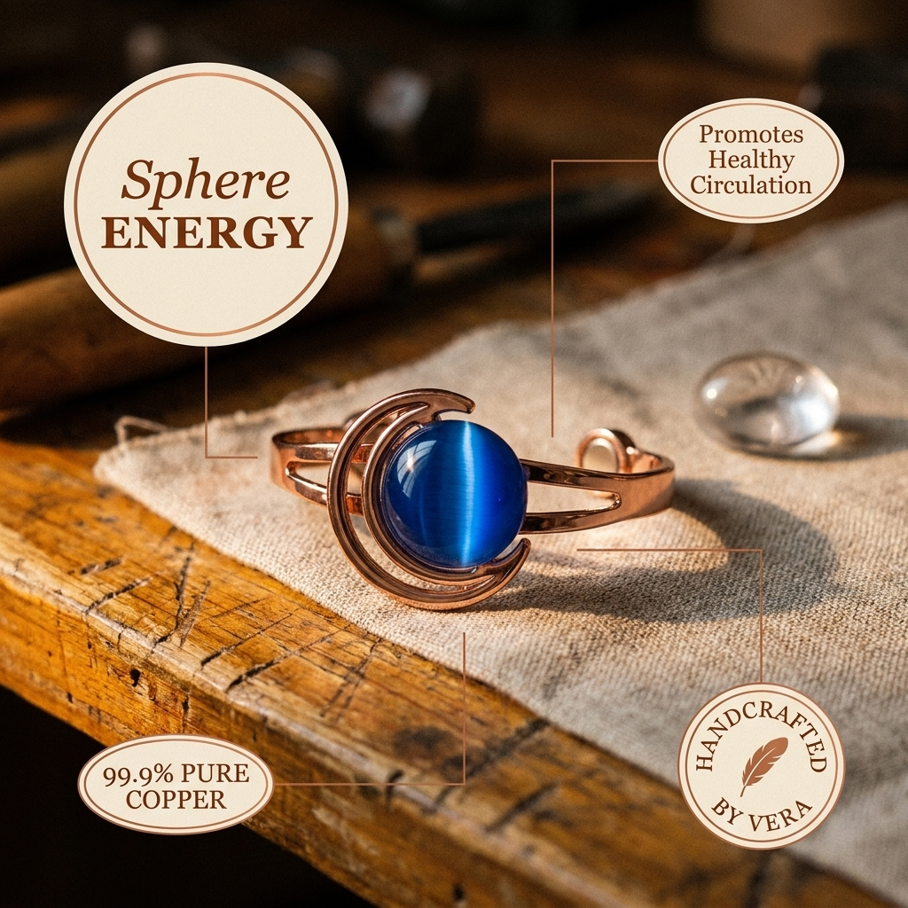 Bracciale in Rame Sfera di Gio