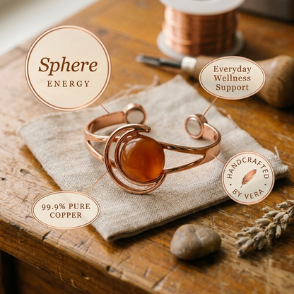 Bracciale in Rame Arancione di Gio