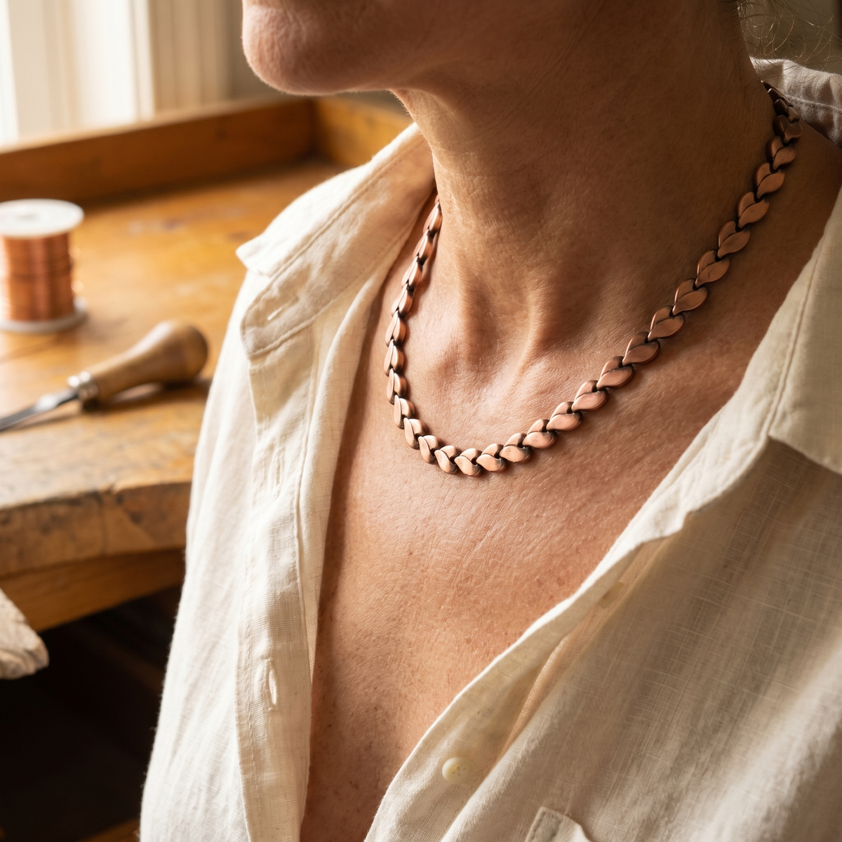 Collana in rame Briar