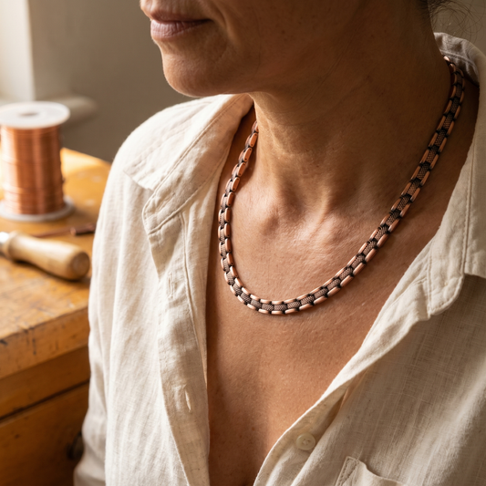 Collana in rame Haze