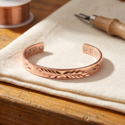 Bracciale in rame Lunare