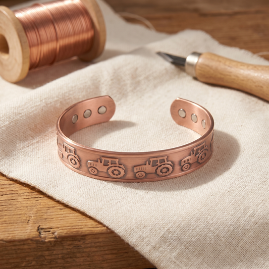 Bracciale in rame Brae punzonato