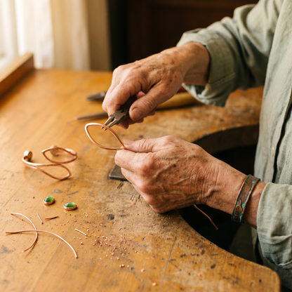 Bracciale in Rame con Opale di Gio