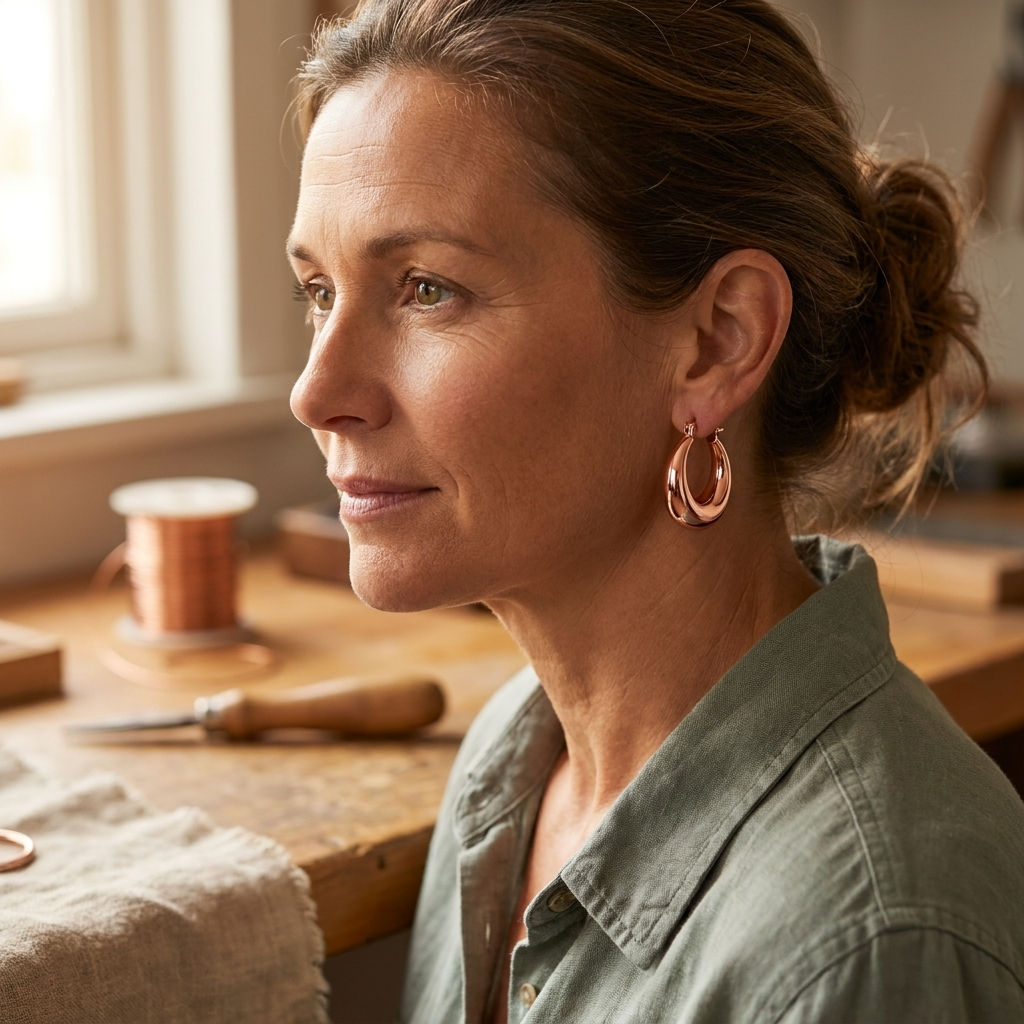 Orecchini in Rame Marl di Gio