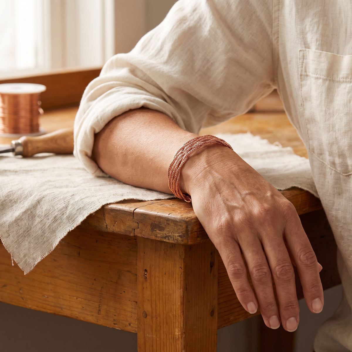 Bracciale in Rame Alce di Gio