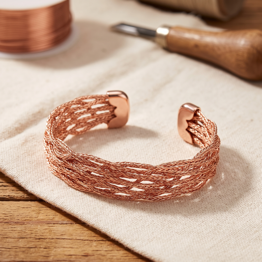 Bracciale in rame Alce