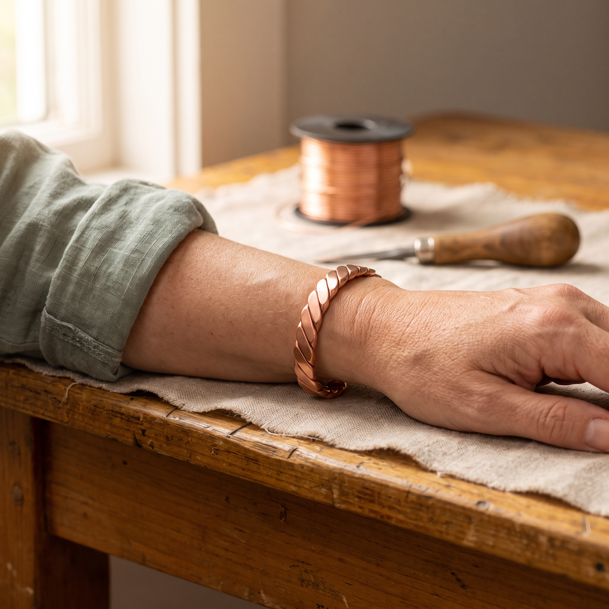 Bracciale in Rame Muschiato di Gio