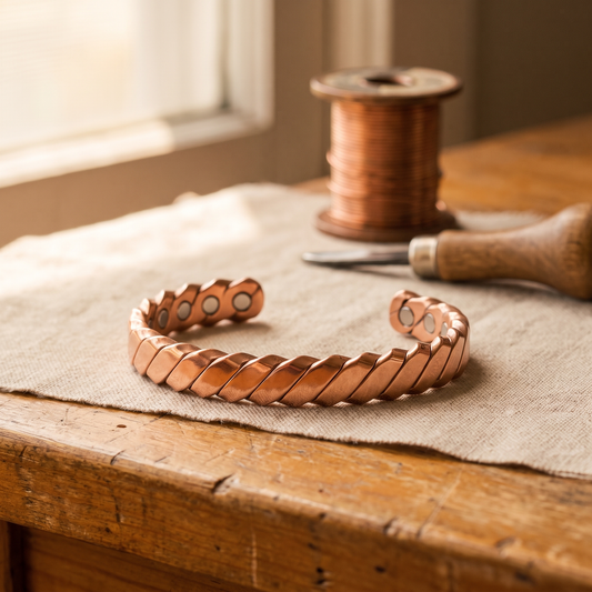 Bracciale in rame Muschiato