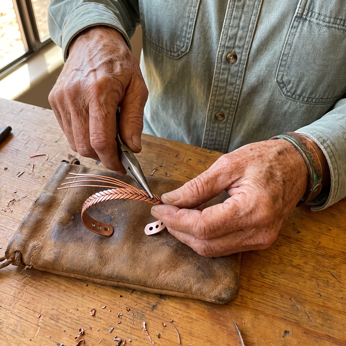 Bracciale in Rame Furze di Gio