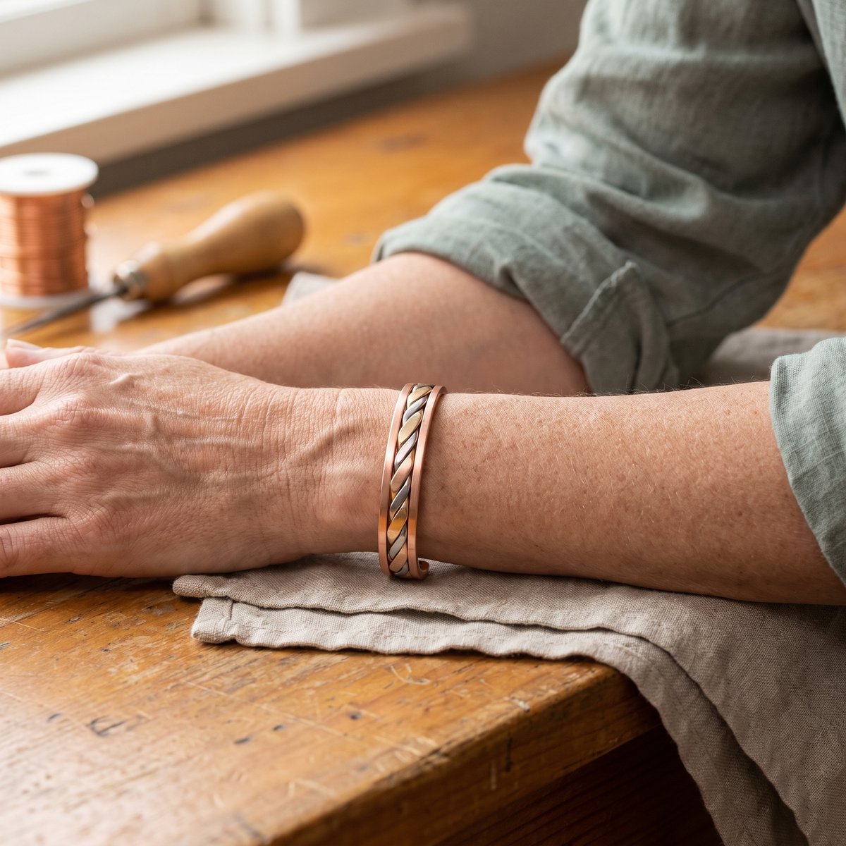 Bracciale in Rame Bud di Gio