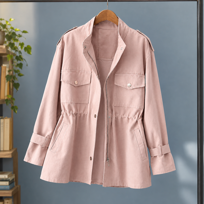 Dalila | Giacca Utility con Coulisse in Vita