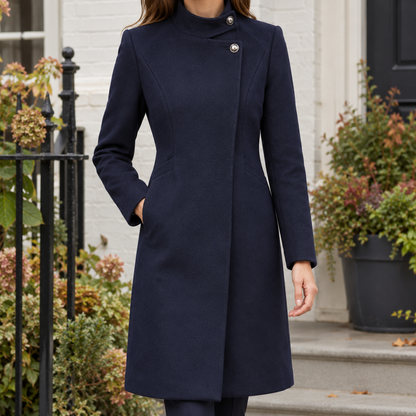 Ofelia | Cappotto Sartoriale con Collo Alto