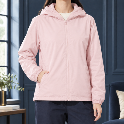 Franca | Piumino Leggero con Cappuccio e Zip Completa