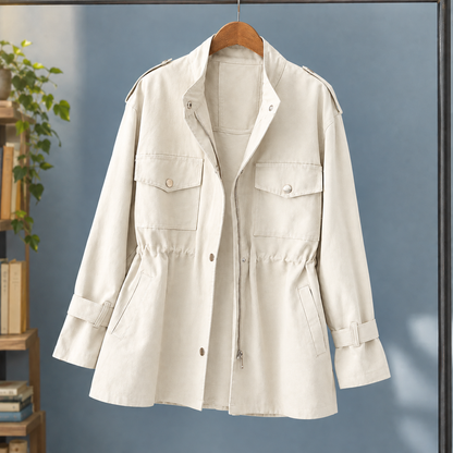 Dalila | Giacca Utility con Coulisse in Vita