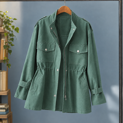 Dalila | Giacca Utility con Coulisse in Vita
