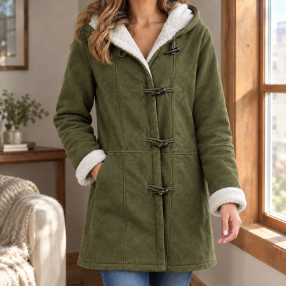 Nicoletta | Montgomery con Cappuccio, Alamari e Interno in Peluche