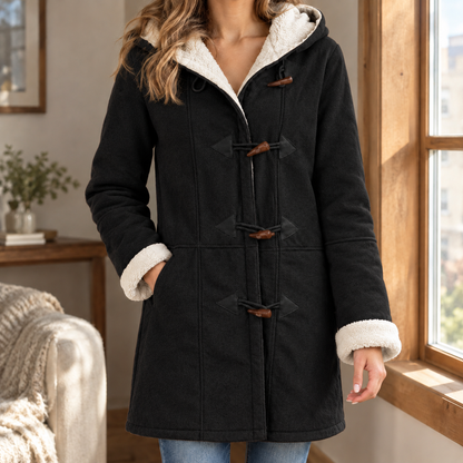 Nicoletta | Montgomery con Cappuccio, Alamari e Interno in Peluche