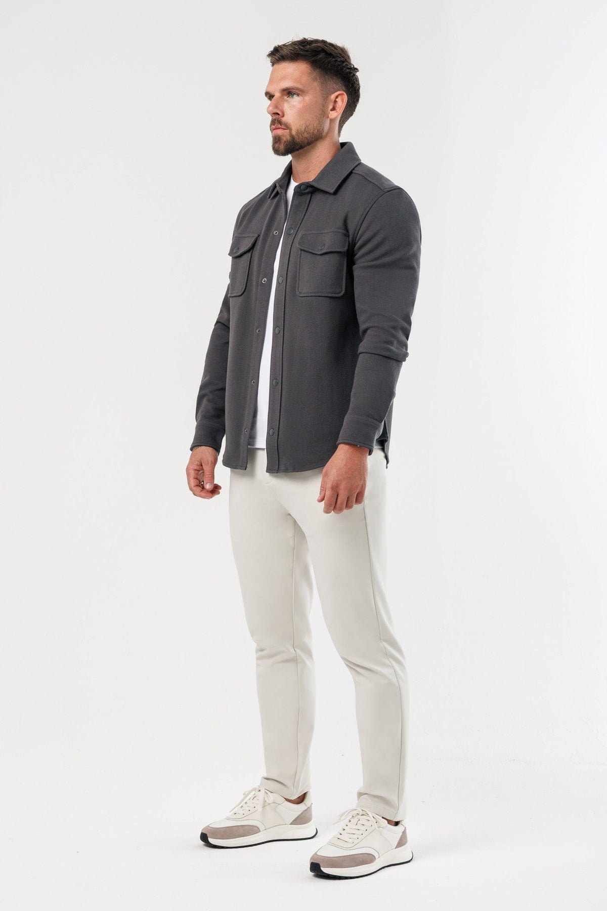 Matteo | Camicia Grigio Scuro