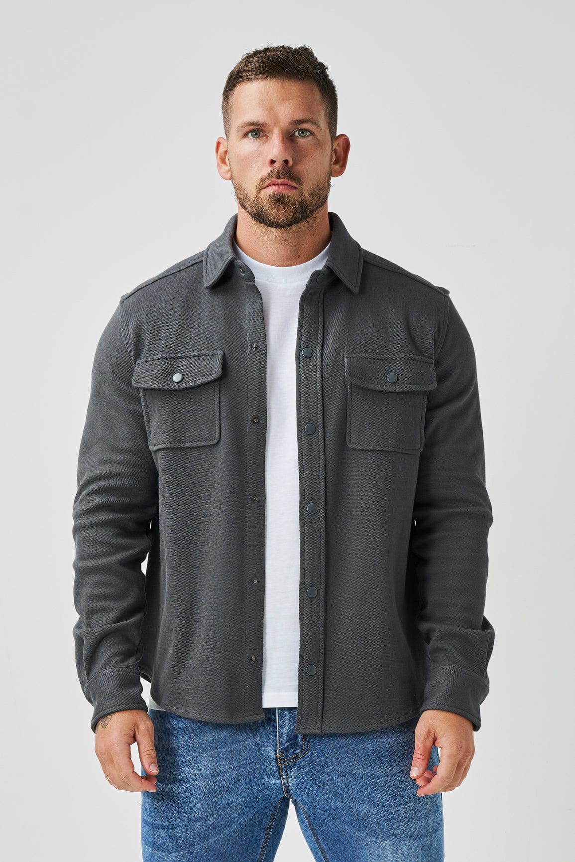 Matteo | Camicia Grigio Scuro