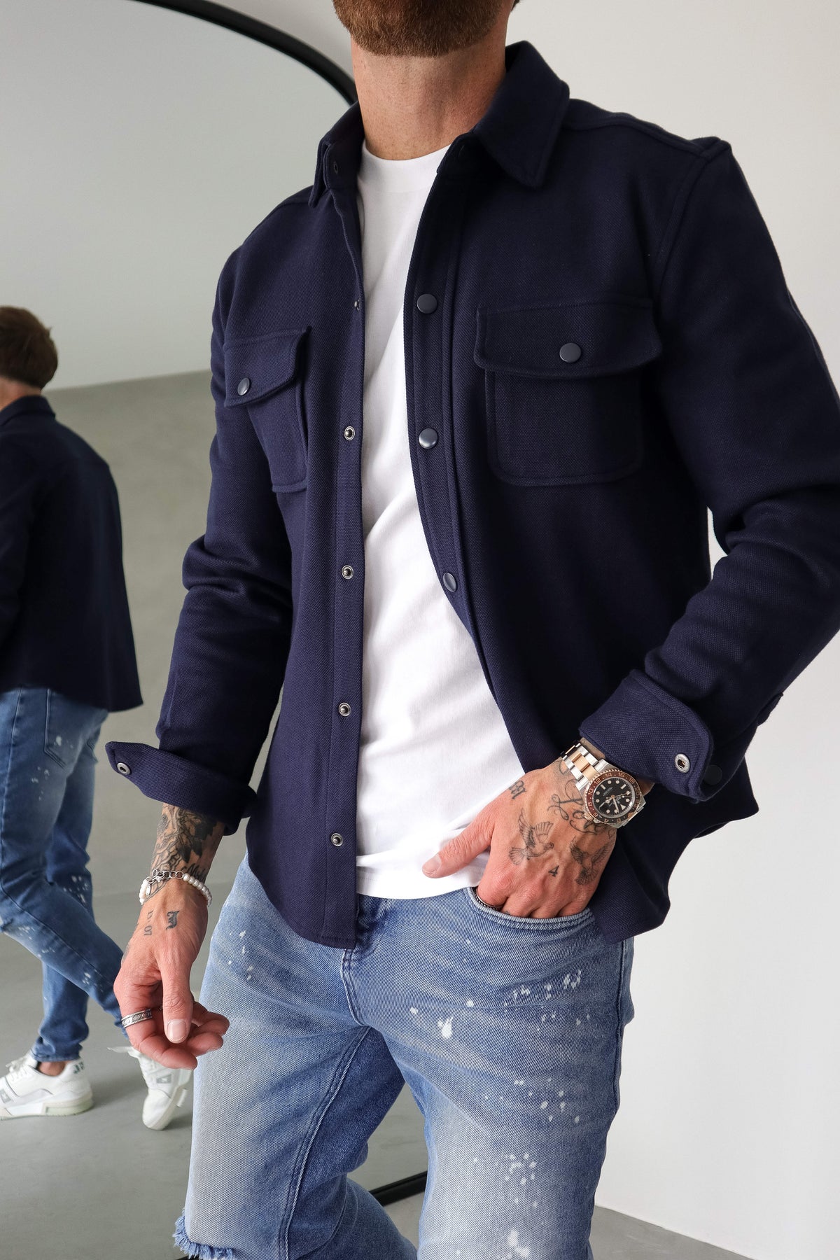 Alessandro | Camicia Blu Navy