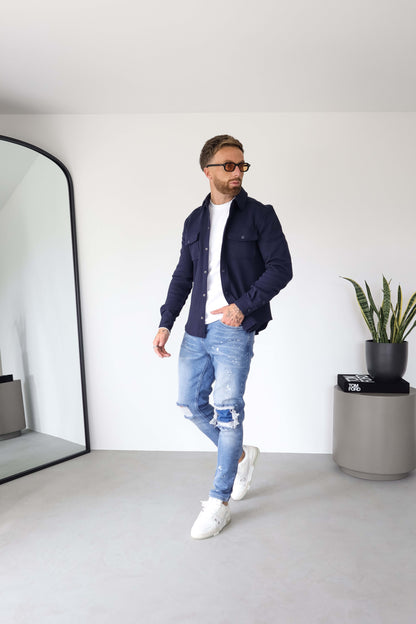 Alessandro | Camicia Blu Navy