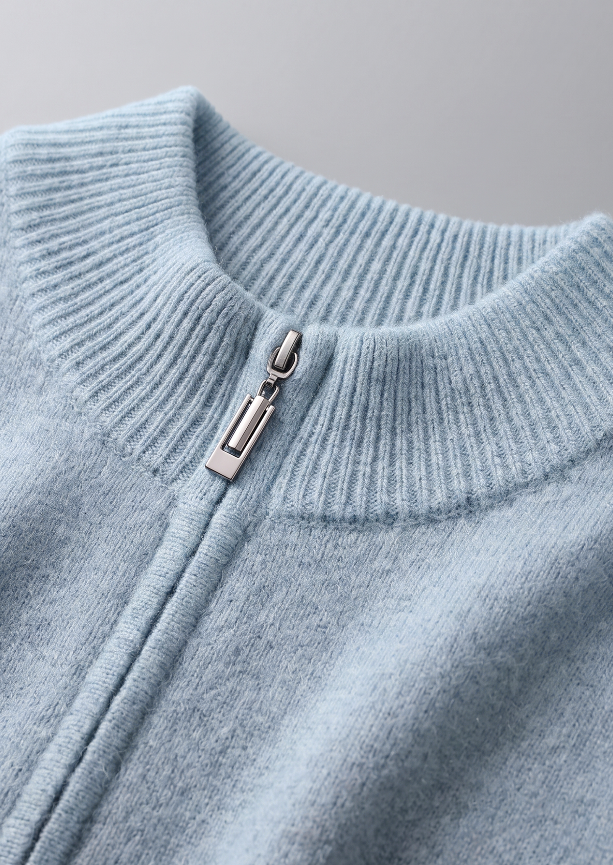 Set Luzzo in Extra-Fine Lana Merino Azzurro