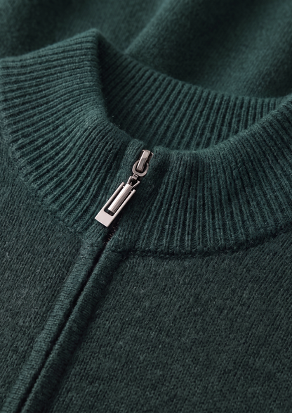 Set Luzzo in Merino Extra-Fine Verde Mare