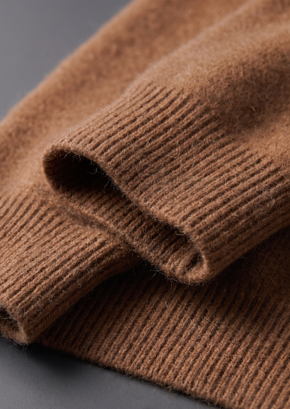 Set Luzzo in Merino Extra-fine Caramello