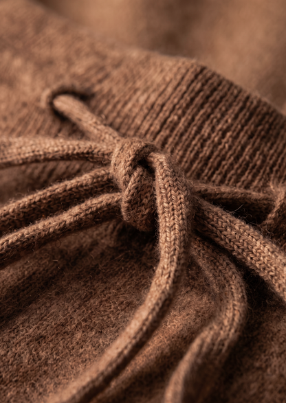 Set Luzzo in Merino Extra-fine Caramello