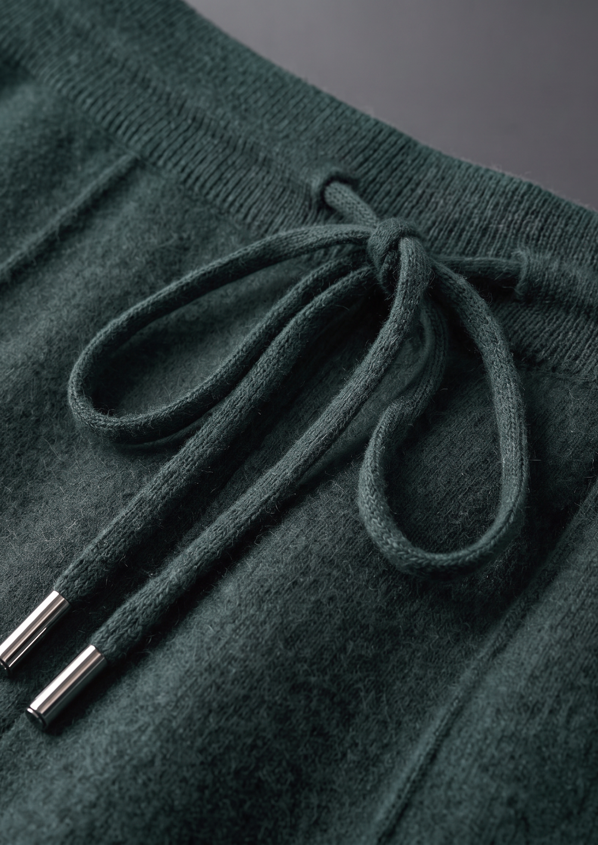 Set Luzzo in Merino Extra-Fine Verde Mare