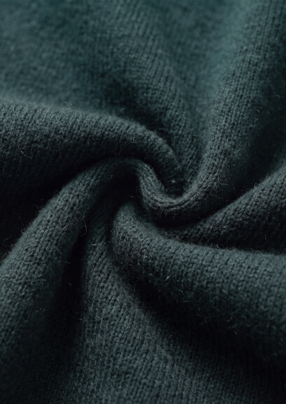 Set Luzzo in Merino Extra-Fine Verde Mare