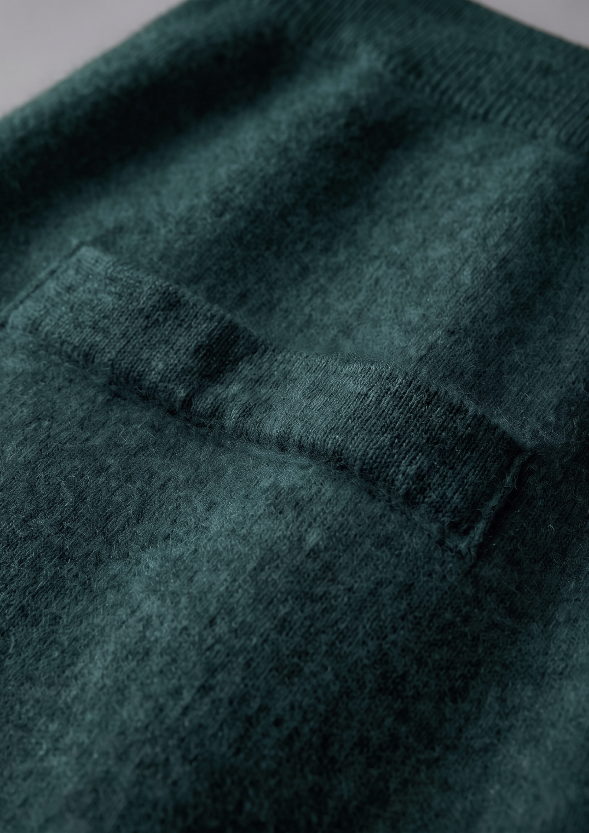 Set Luzzo in Merino Extra-Fine Verde Mare