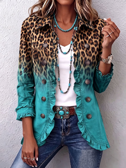 Barbara™ | Blazer in Stampa Leopardo